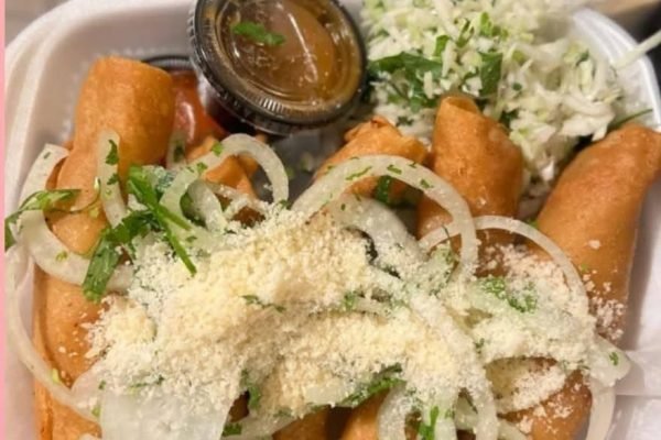 Flautas de pollo