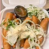 Flautas de pollo