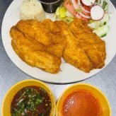 filete de pescado empanizado